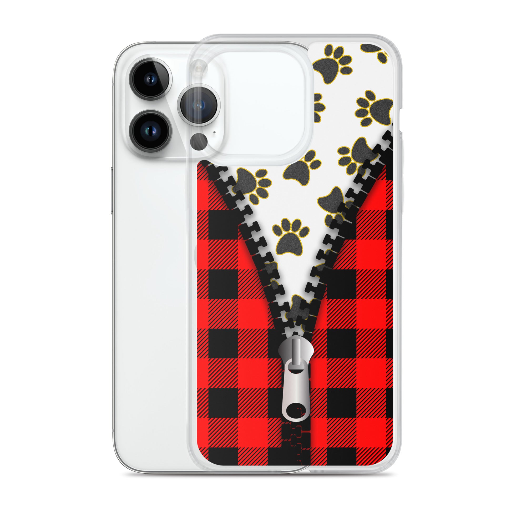 Capa para iPhone 14 Buffalo Check xadrez capa protetora à prova de choque PC  + TPU proteção contra quedas para meninas mulheres-IP14 Plus-6,7 polegadas